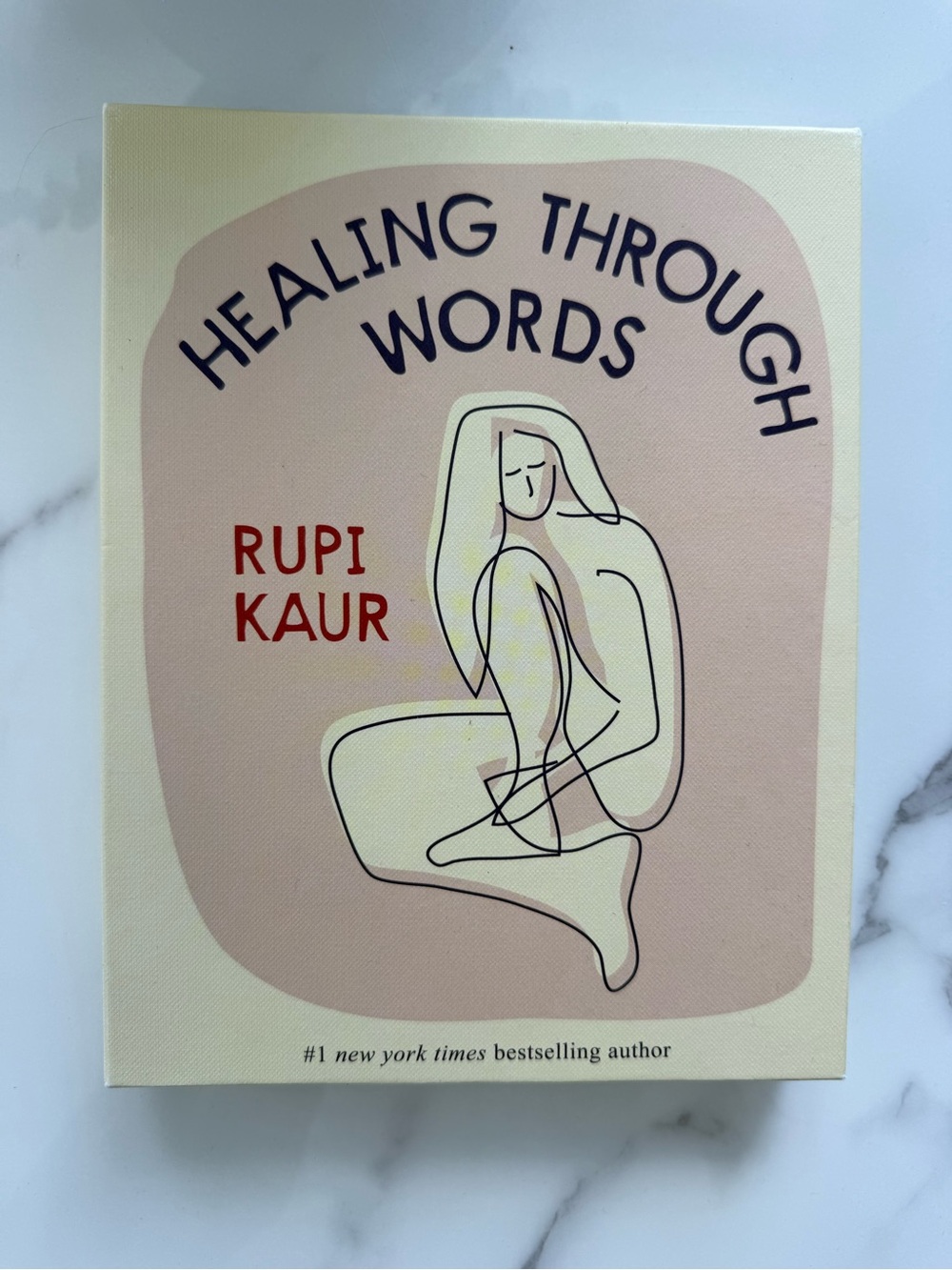 Healing Through Words by Rupi Kaur - hardcover journal